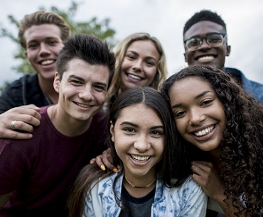 Group Of Teens